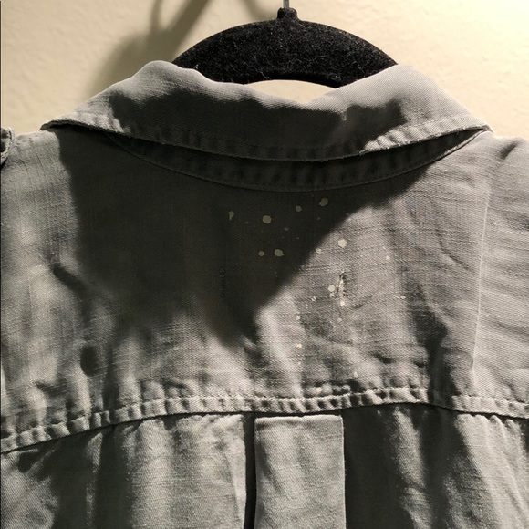 Painted Zara button up - Picture 5 of 7